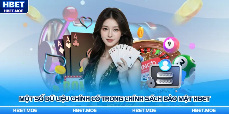 Một số dữ liệu chính có trong chính sách bảo mật Hbet Một số dữ liệu chính có trong chính sách bảo mật Hbet